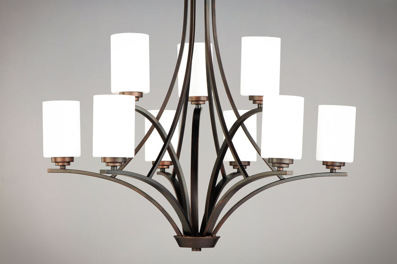 Maxim 20036SWOI Deven 9 Light Chandelier | Oil Rubbed Bronze