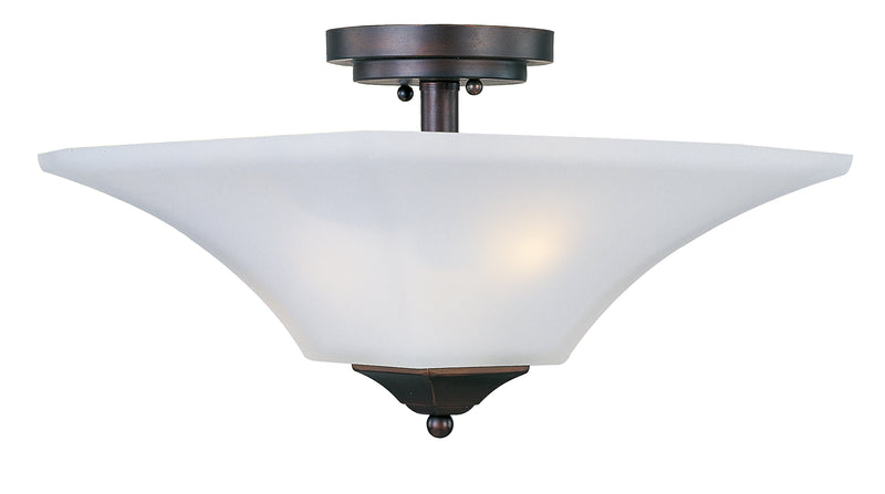 Maxim 20091FTOI Aurora 2 Light Semi Flush Mount | Oil Rubbed Bronze