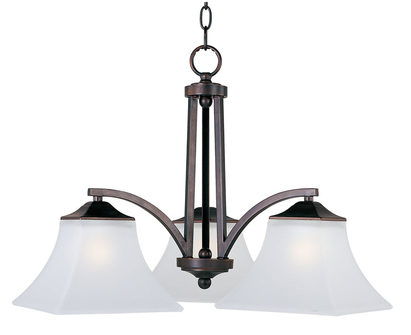 Maxim 20094FTOI Aurora 3 Light Chandelier | Oil Rubbed Bronze