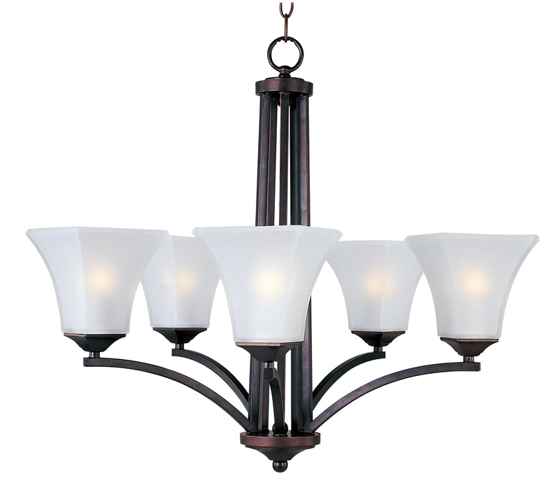 Maxim 20095FTOI Aurora 5 Light Chandelier | Oil Rubbed Bronze