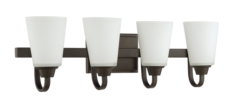 Craftmade 41904-ESP Grace 4 Light Bathroom Vanity Light -Espresso