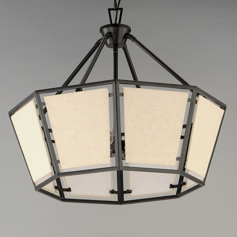 Maxim 20265CVBK Montauk 4 Light Chandelier | Black