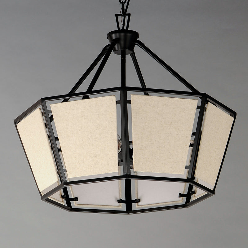 Maxim 20265CVBK Montauk 4 Light Chandelier | Black