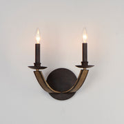 Maxim 20341DWAR Basque 2 Light Wall Sconce | Driftwood/Anthracite