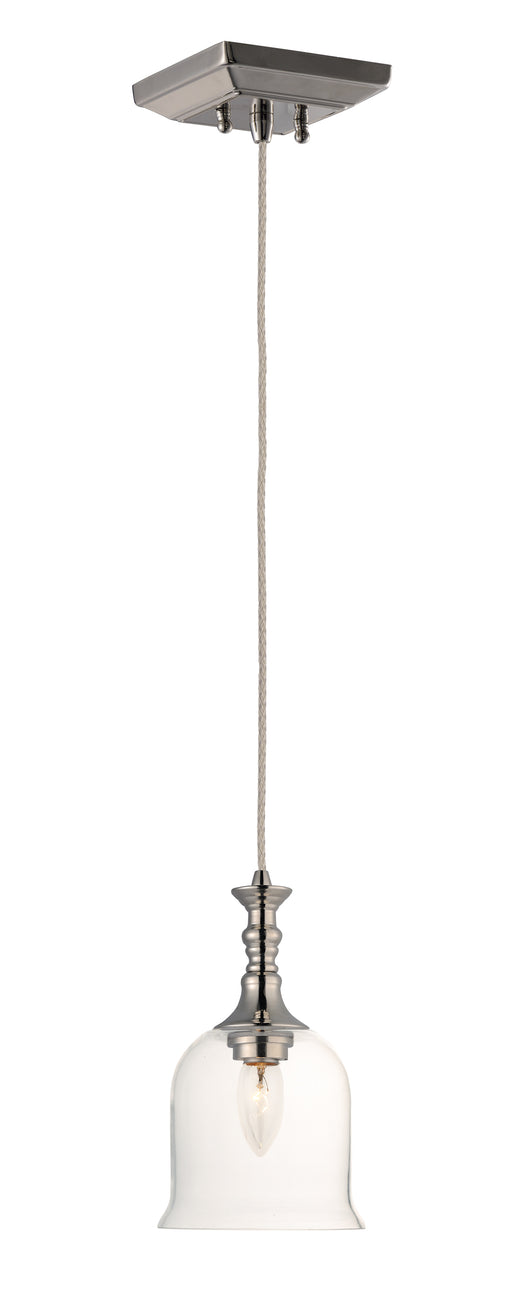 Maxim 20471CLPN Centennial 1 Light Pendant | Polished Nickel