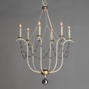 Maxim 20486ECVG Formosa 6 Light Chandelier | Ecru/Venetian Gold