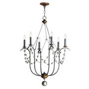 Maxim 20486GN Formosa 6 Light Chandelier | Golden Noir