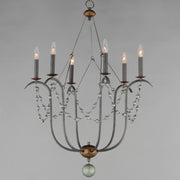Maxim 20486GN Formosa 6 Light Chandelier | Golden Noir