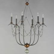 Maxim 20486GN Formosa 6 Light Chandelier | Golden Noir