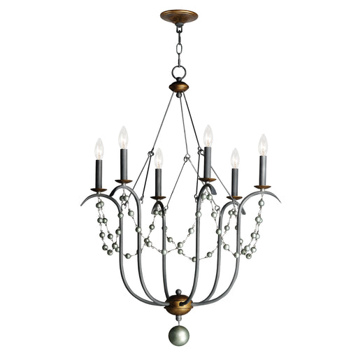Maxim 20486GN Formosa 6 Light Chandelier | Golden Noir