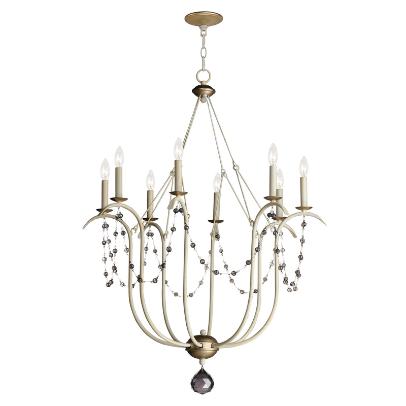 Maxim 20488ECVG Formosa 8 Light Chandelier | Ecru/Venetian Gold