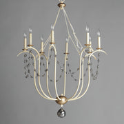 Maxim 20488ECVG Formosa 8 Light Chandelier | Ecru/Venetian Gold