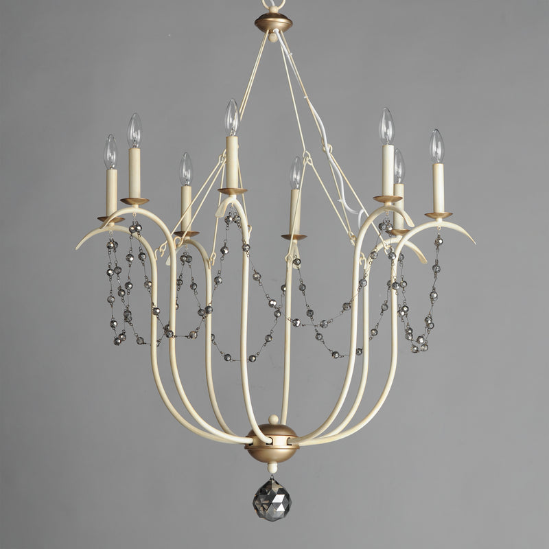 Maxim 20488ECVG Formosa 8 Light Chandelier | Ecru/Venetian Gold