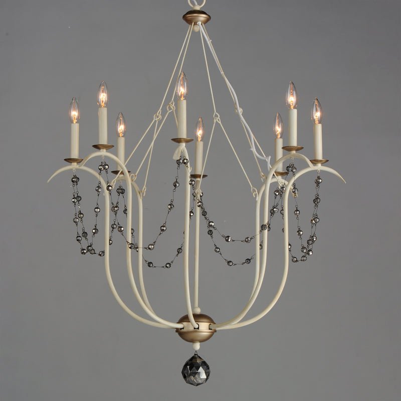 Maxim 20488ECVG Formosa 8 Light Chandelier | Ecru/Venetian Gold