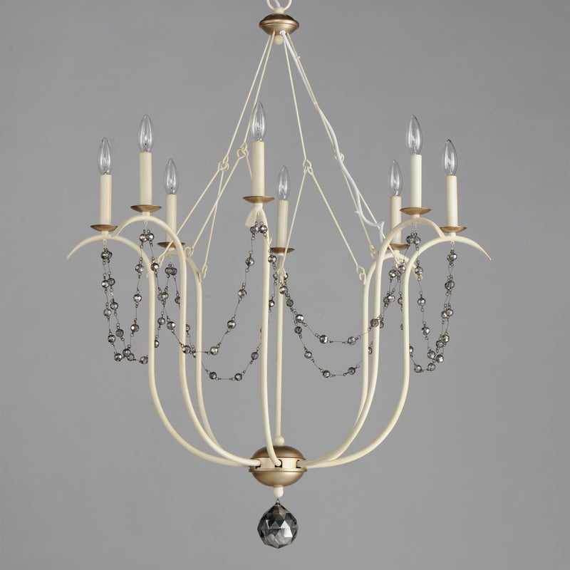 Maxim 20488ECVG Formosa 8 Light Chandelier | Ecru/Venetian Gold
