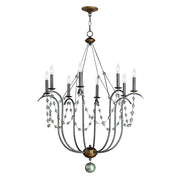 Maxim 20488GN Formosa 8 Light Chandelier | Golden Noir