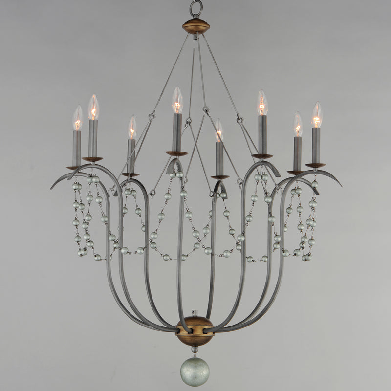 Maxim 20488GN Formosa 8 Light Chandelier | Golden Noir