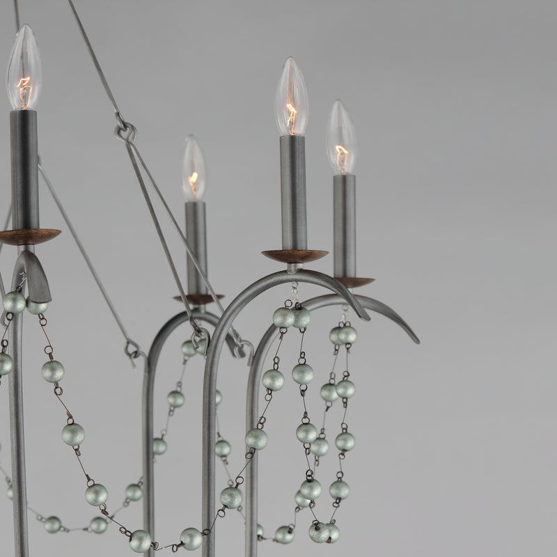 Maxim 20488GN Formosa 8 Light Chandelier | Golden Noir