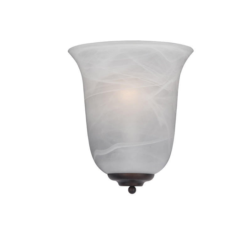 Maxim 20580MROI Essentials 1 Light Wall Sconce | Oil Rubbed Bronze