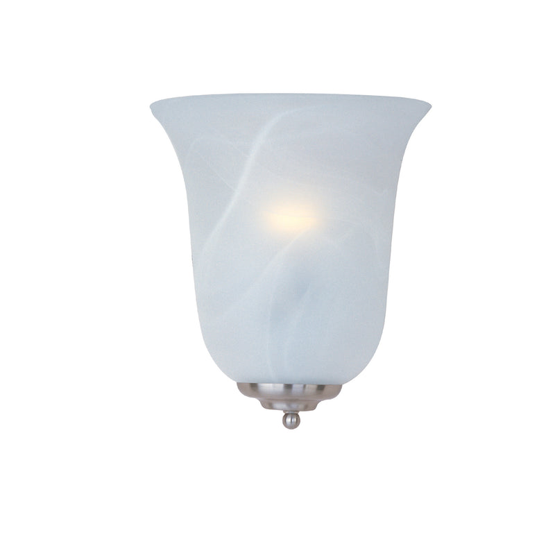 Maxim 20581MRSN Essentials 1 Light Wall Sconce | Satin Nickel