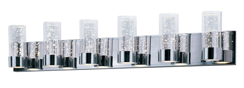 Maxim 20906CLPC Sync 6 Light LED Bath Vanity Light | Polished Chrome