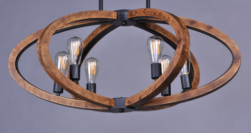 Maxim 20915APAR Bodega Bay 6 Light Pendant | Anthracite