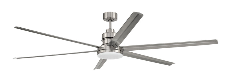 Craftmade MND72BNK6 Mondo 72 Ceiling Fan -Brushed Polished Nickel