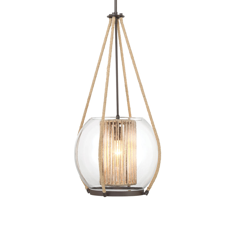 Minka Lavery Stutterhein 1 Light Pendant-Sand Bronze