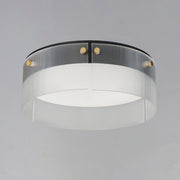 Maxim 21190CRBKNAB Spectre 16" Flush Mount | Black / Natural Aged Brass