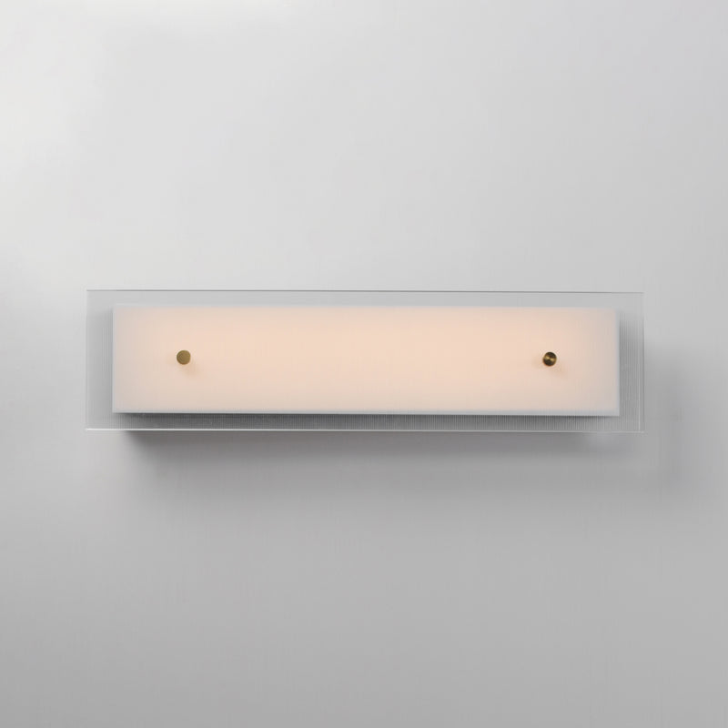 Maxim 21192CRBKNAB Spectre 24" Wall Sconce | Black / Natural Aged Brass