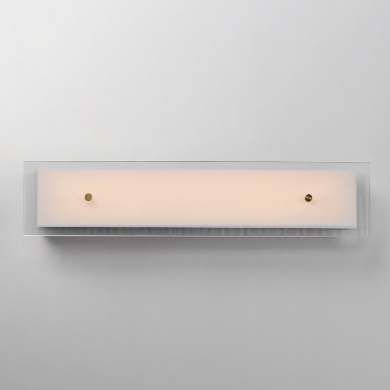 Maxim 21193CRBKNAB Spectre 30" Wall Sconce | Black / Natural Aged Brass