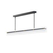 Maxim 21194CRBKNAB Spectre 48" Linear Pendant | Black / Natural Aged Brass