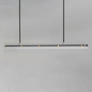Maxim 21194CRBKNAB Spectre 48" Linear Pendant | Black / Natural Aged Brass