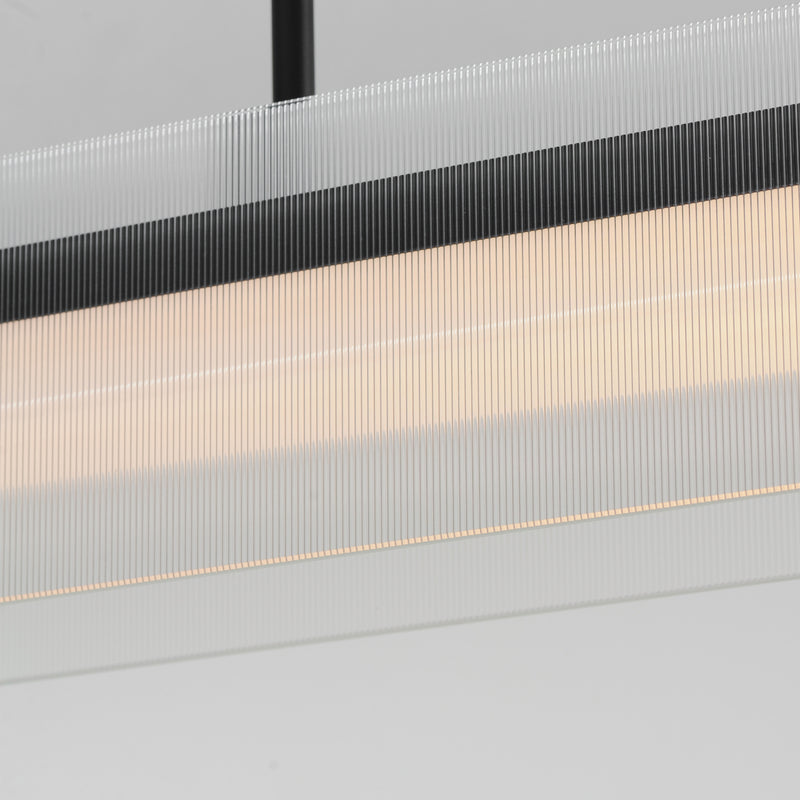 Maxim 21194CRBKNAB Spectre 48" Linear Pendant | Black / Natural Aged Brass