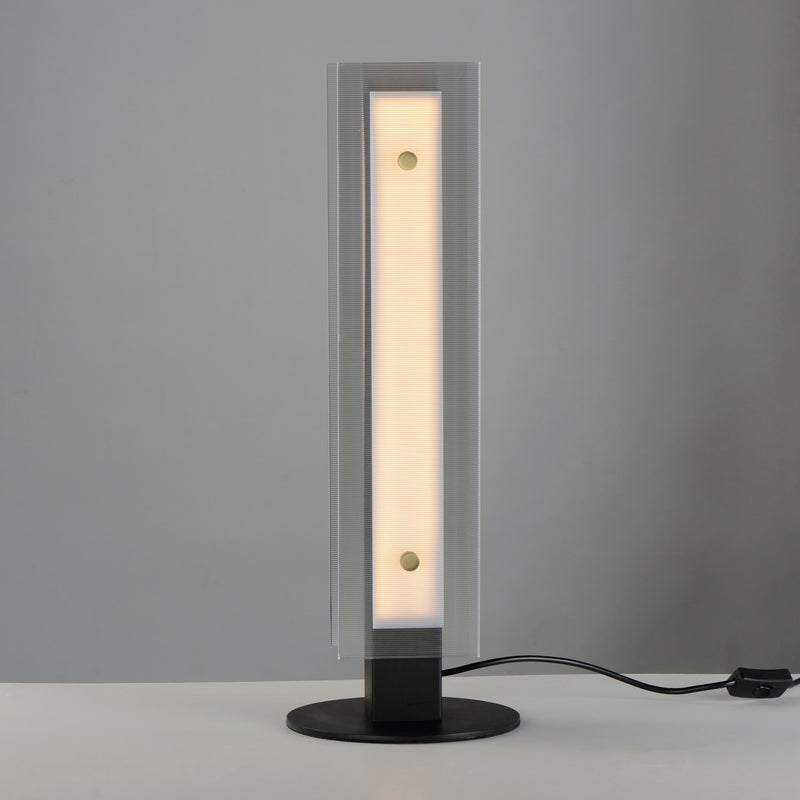 Maxim 21197CRBKNAB Spectre 20" Table Lamp | Black / Natural Aged Brass