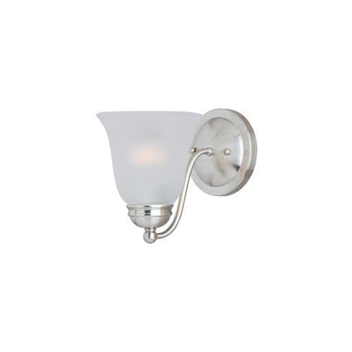 Maxim 2120FTSN Basix 1 Light Wall Sconce | Satin Nickel