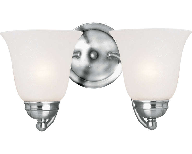 Maxim 2121FTPC Basix 2 Light Bath Vanity | Polished Chrome