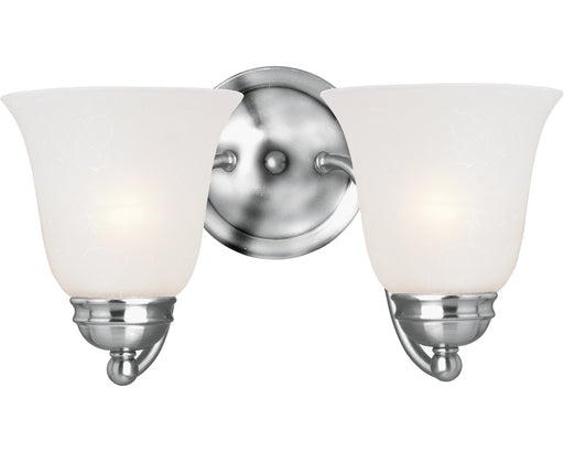 Maxim 2121FTPC Basix 2 Light Bath Vanity | Polished Chrome