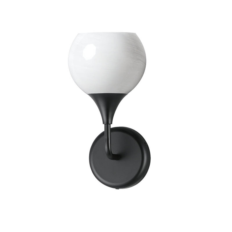 Maxim 21221MRBK Neve 1 Light Wall Scone | Black