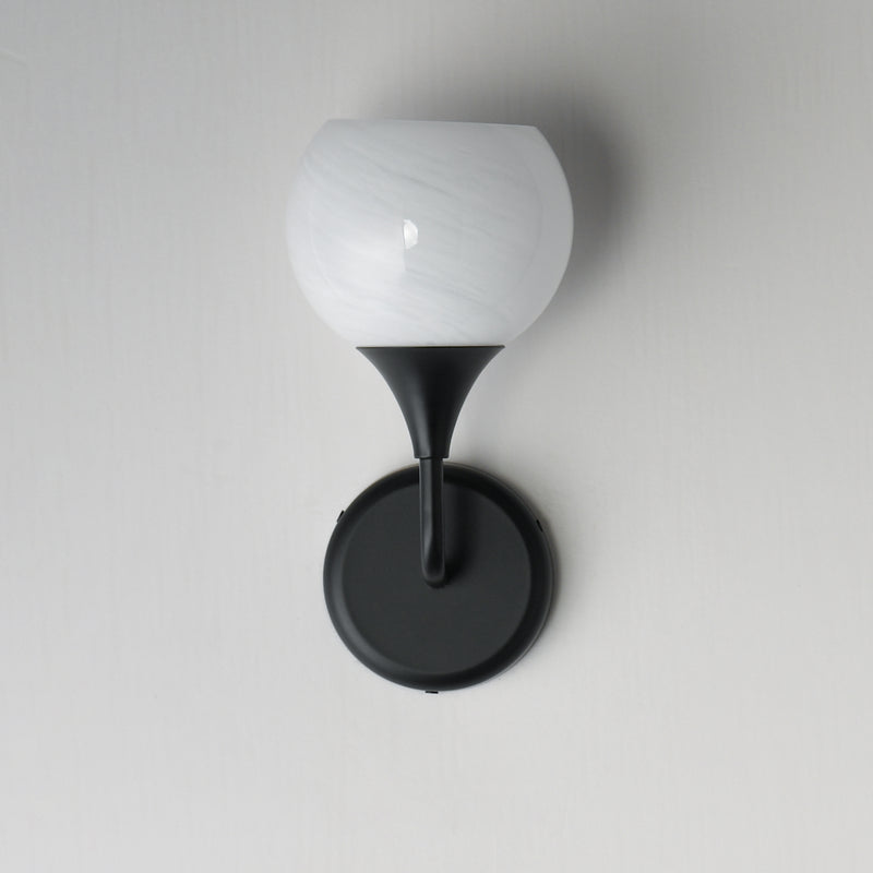 Maxim 21221MRBK Neve 1 Light Wall Scone | Black