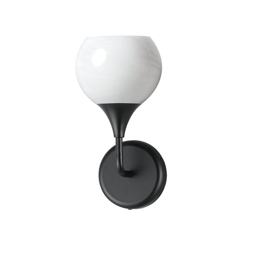 Maxim 21221MRBK Neve 1 Light Wall Scone | Black