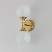 Maxim 21222MRNAB Neve 2 Light Wall Sconce | Natural Aged Brass