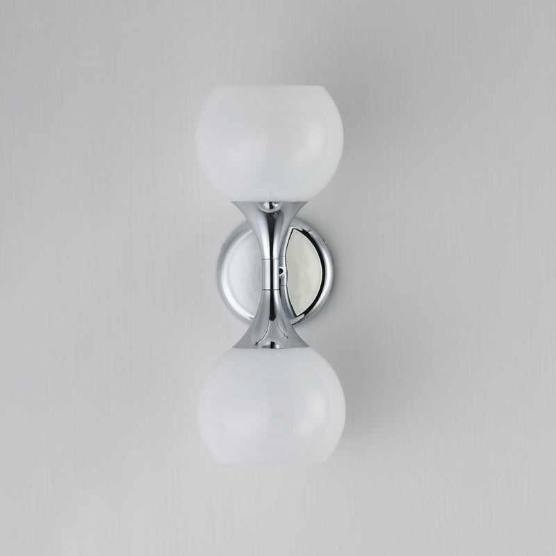 Maxim 21222MRPC Neve 2 Light Wall Sconce | Polished Chrome