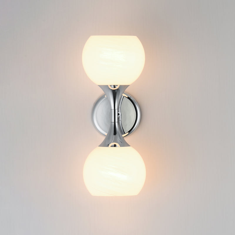 Maxim 21222MRPC Neve 2 Light Wall Sconce | Polished Chrome