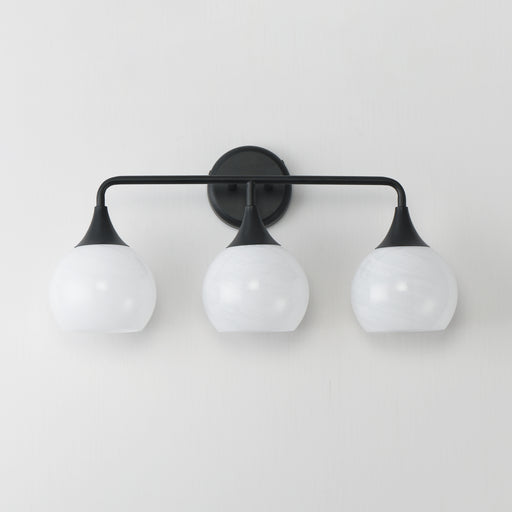 Maxim 21223MRBK Neve 3 Light Bath Vanity | Black