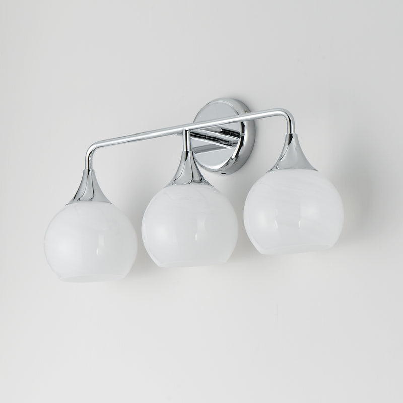 Maxim 21223MRPC Neve 3 Light Bath Vanity | Polished Chrome