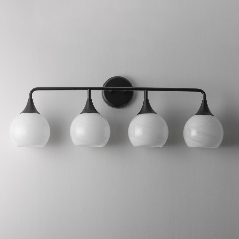 Maxim 21224MRBK Neve 4 Light Bath Vanity | Black