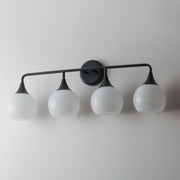 Maxim 21224MRBK Neve 4 Light Bath Vanity | Black