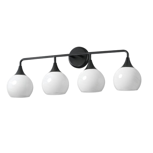Maxim 21224MRBK Neve 4 Light Bath Vanity | Black