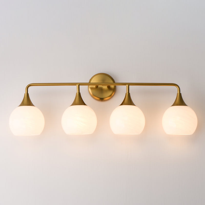 Maxim 21224MRNAB Neve 4 Light Bath Vanity | Natural Aged Brass